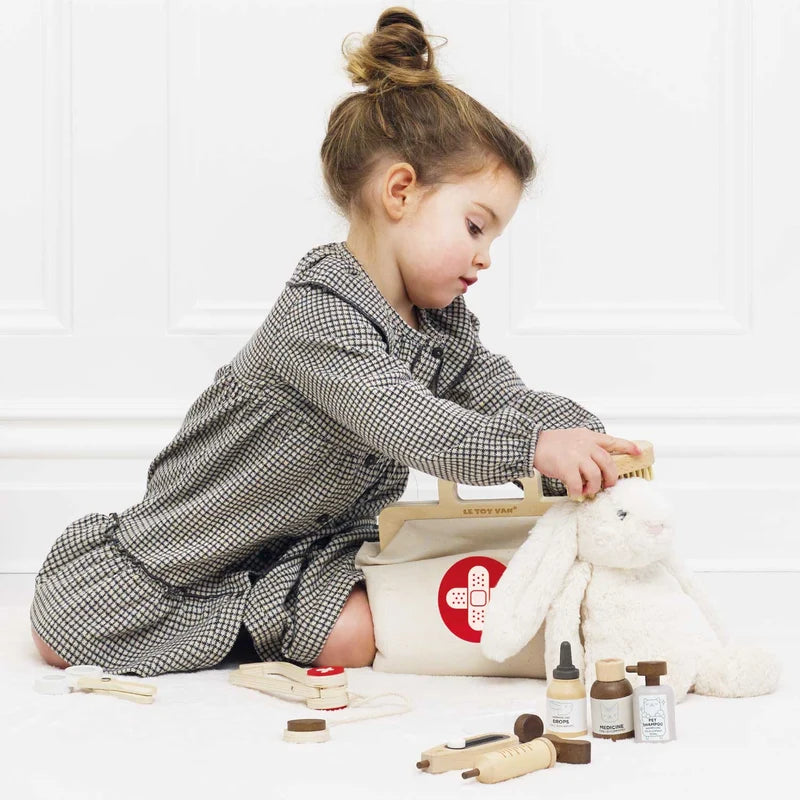 WOODEN TOY SET | VET-Fun and Games-LE TOY VAN-Coriander