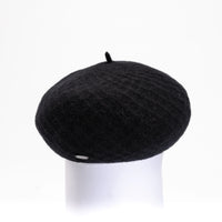 WOOL BERET | BRITNI-Accessories-CANADIAN HAT FALL/WINTER-ONE-Black-Coriander