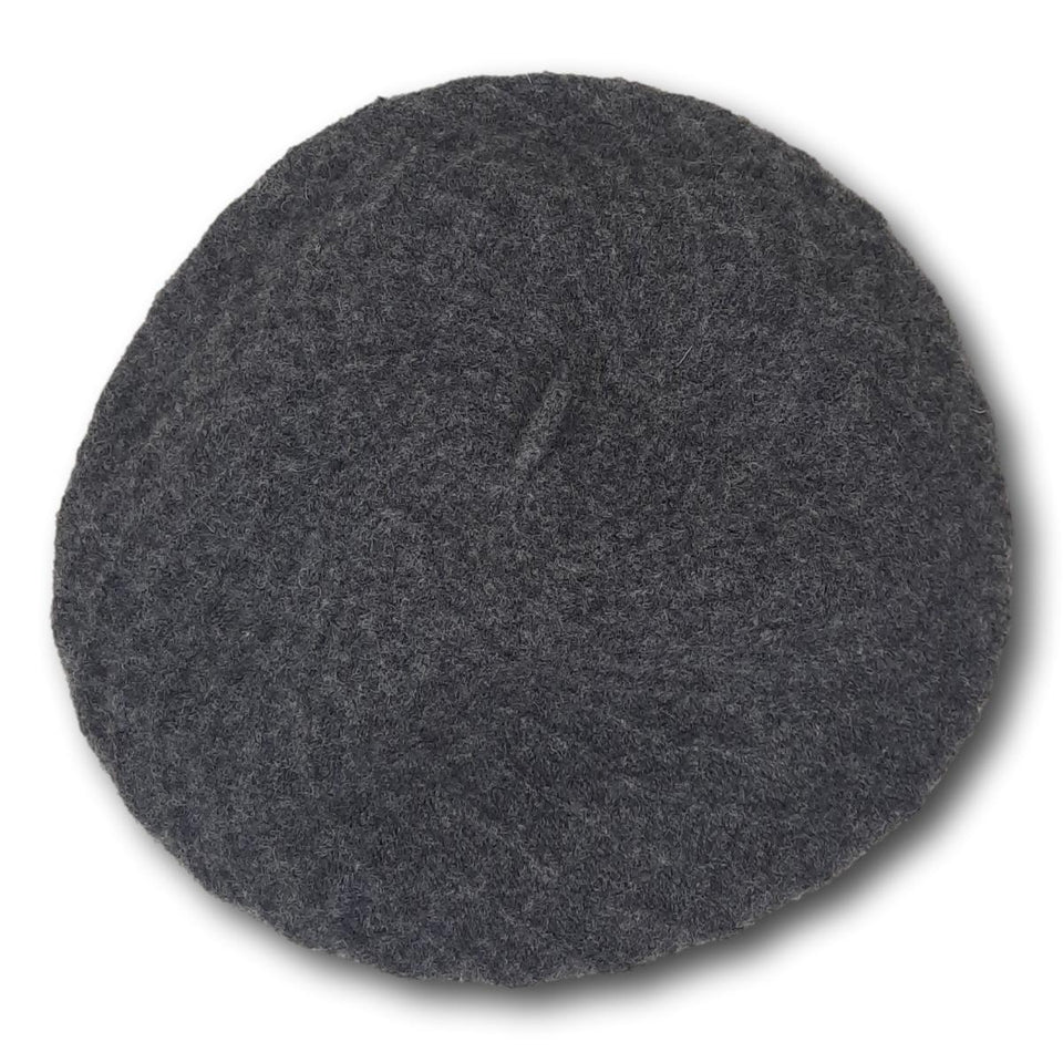 WOOL BERET | BRITNI-Accessories-CANADIAN HAT FALL/WINTER-ONE-CHARCOAL-Coriander