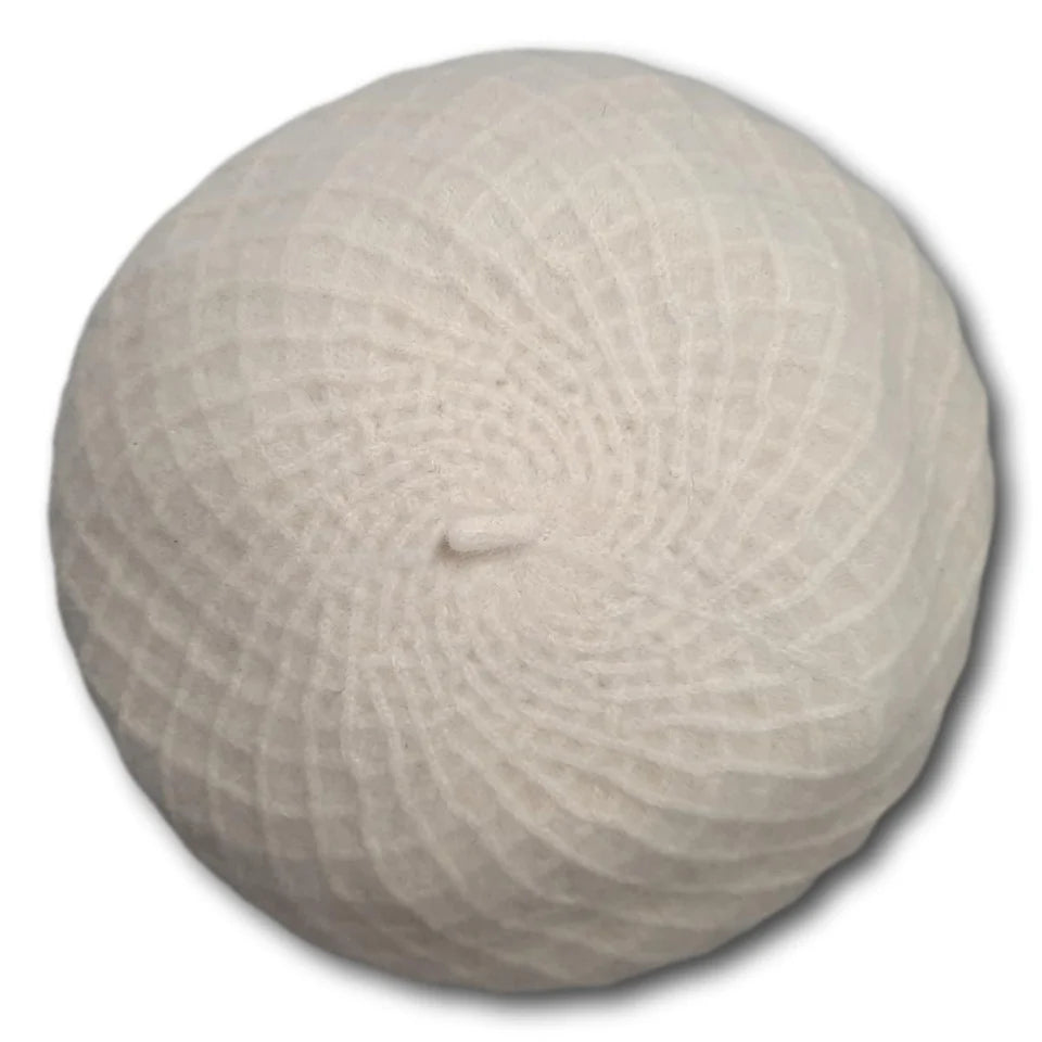 WOOL BERET | BRITNI-Accessories-CANADIAN HAT FALL/WINTER-ONE-IVORY-Coriander
