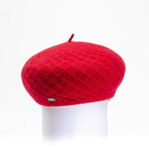 WOOL BERET | BRITNI-Accessories-CANADIAN HAT FALL/WINTER-ONE-RED-Coriander