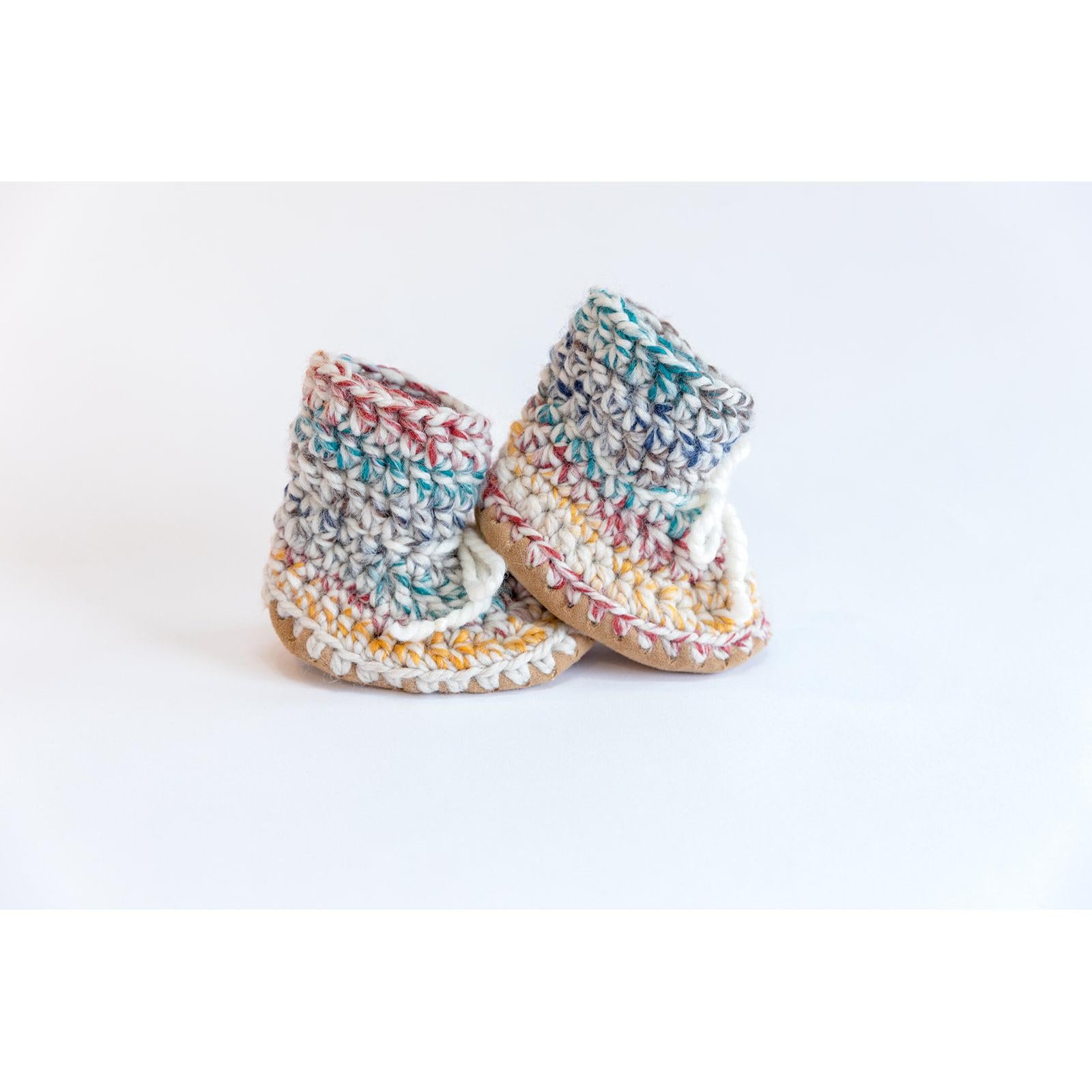 WOOL BOOTIES | HUDDY BUDDIES-Baby-HUDDY BUDDIES-0-6 MONTHS-HUDSON-Coriander