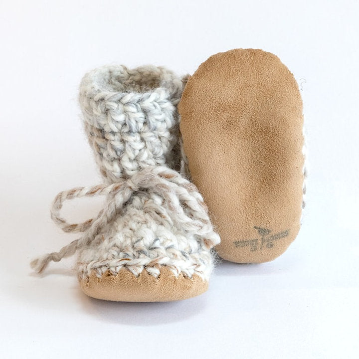WOOL BOOTIES | HUDDY BUDDIES-Baby-HUDDY BUDDIES-Coriander
