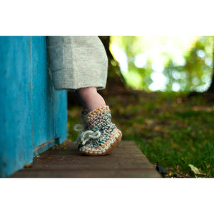 WOOL BOOTIES | HUDDY BUDDIES-Baby-HUDDY BUDDIES-Coriander