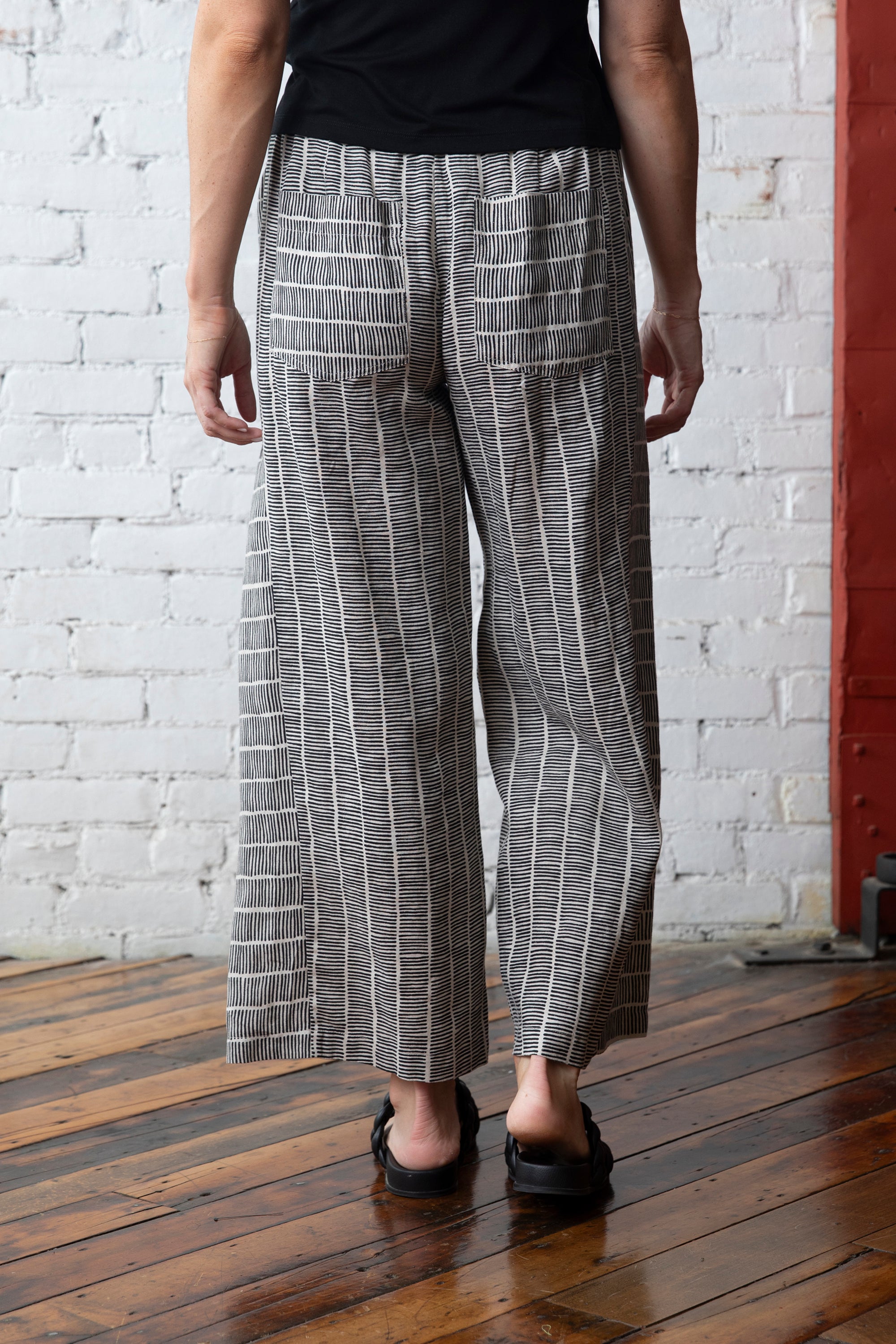 WORKHORSE PANT | BROADWAY STRIPE-Bottoms-LIV BY HABITAT-Coriander