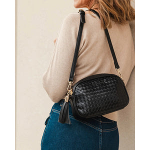 WOVEN CROSSBODY BAG | JACINTA-Bags & Wallets-LOUENHIDE-Coriander