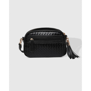 WOVEN CROSSBODY BAG | JACINTA-Bags & Wallets-LOUENHIDE-Coriander