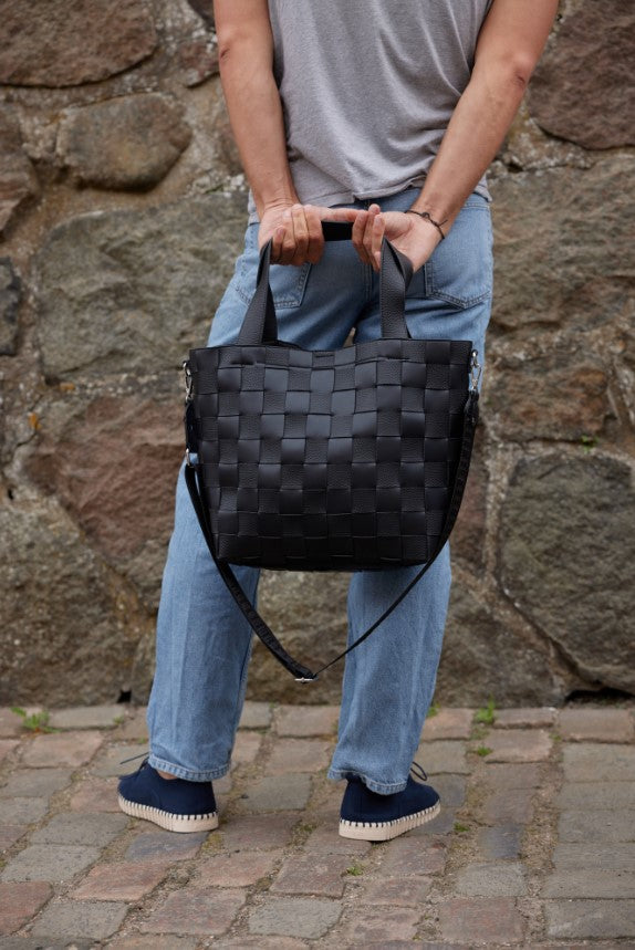 WOVEN SHOULDER TOTE BAG-Bags & Wallets-ILSE JACOBSEN-Coriander