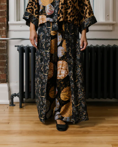 WRAP PANT | BREEZY: MOONLIT MIX-Bottoms-SHANNON PASSERO-Coriander