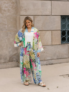 WRAP PANTS | BREEZY-Bottoms-SHANNON PASSERO-SMALL-BOHEMIAN PRINT-Coriander