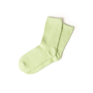 YOU HAD ME AT ALOE SPA SOCKS-Socks-LEMON LAVENDER-GREEN-Coriander