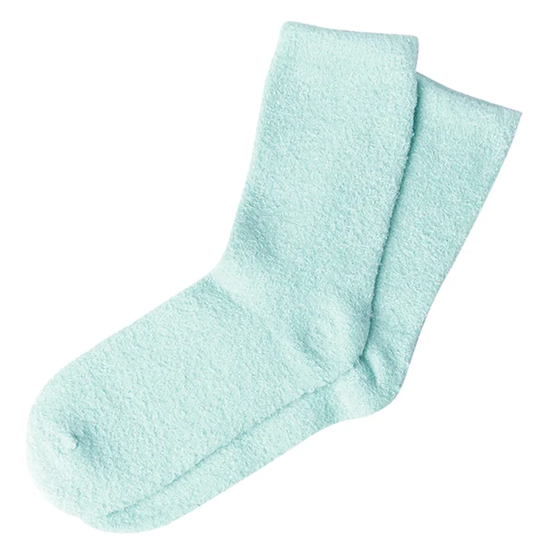 YOU HAD ME AT ALOE SPA SOCKS-Socks-LEMON LAVENDER-TEAL-Coriander