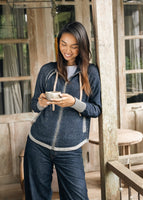 ZIP UP CARDIGAN | TWO-TONE-Jackets & Sweaters-ZAKET & PLOVER-Coriander