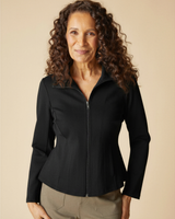 ZIP-UP JACKET | MADISON: SOLID BLACK-Jackets & Sweaters-HABITAT-XSMALL-BLACK-Coriander