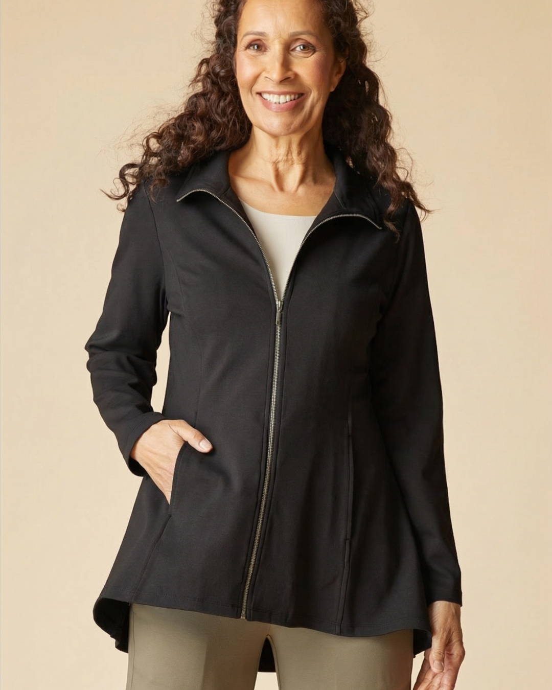 ZIP UP JACKET | SOHO: SOLID-Jackets & Sweaters-HABITAT-XSMALL-BLACK-Coriander