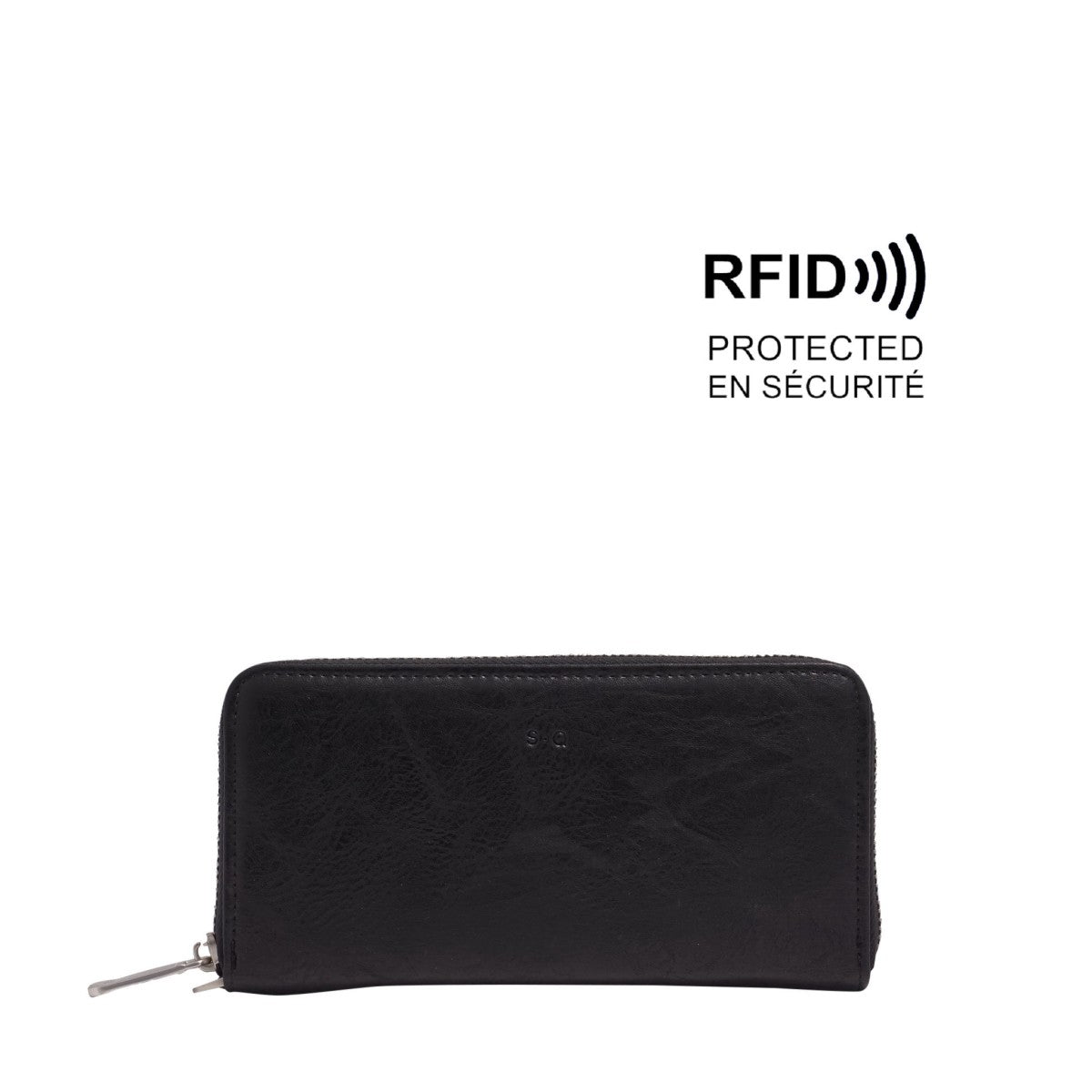 ZIP WALLET | JEZEBEL-Bags & Wallets-S-Q-BLACK-Coriander