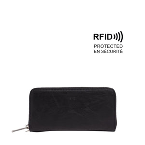 ZIP WALLET | JEZEBEL-Bags & Wallets-S-Q-BLACK-Coriander