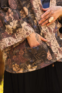 FLEECE COTTAGE CARDIGAN KIMONO JACKET | LIONHEART-Jackets & Sweaters-MARKET OF STARS-Coriander