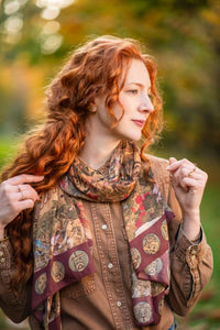 BOHEMIAN SCARF | DREAM WEAVER ZODIAC-Scarves & Wraps-MARKET OF STARS-Coriander