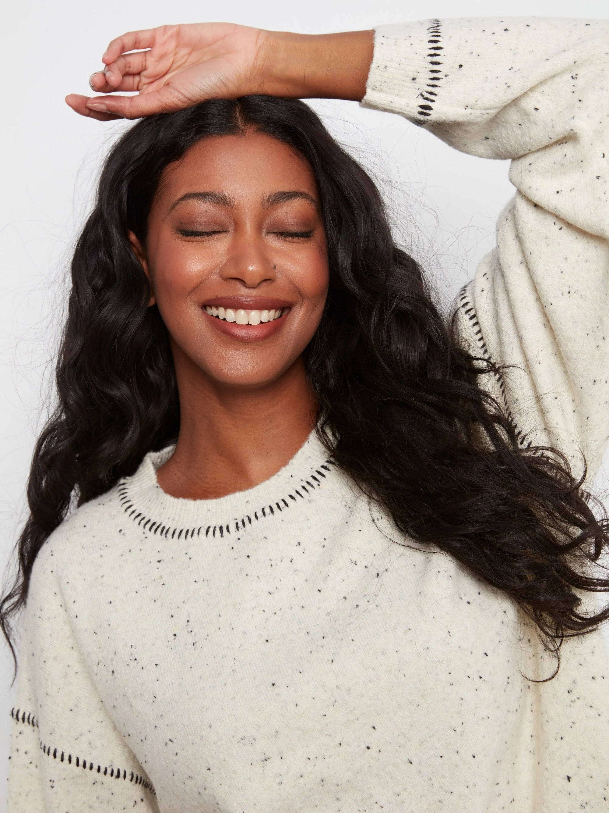 PULLOVER SWEATER | WHIPSTITCH: COOKIES & CREAM