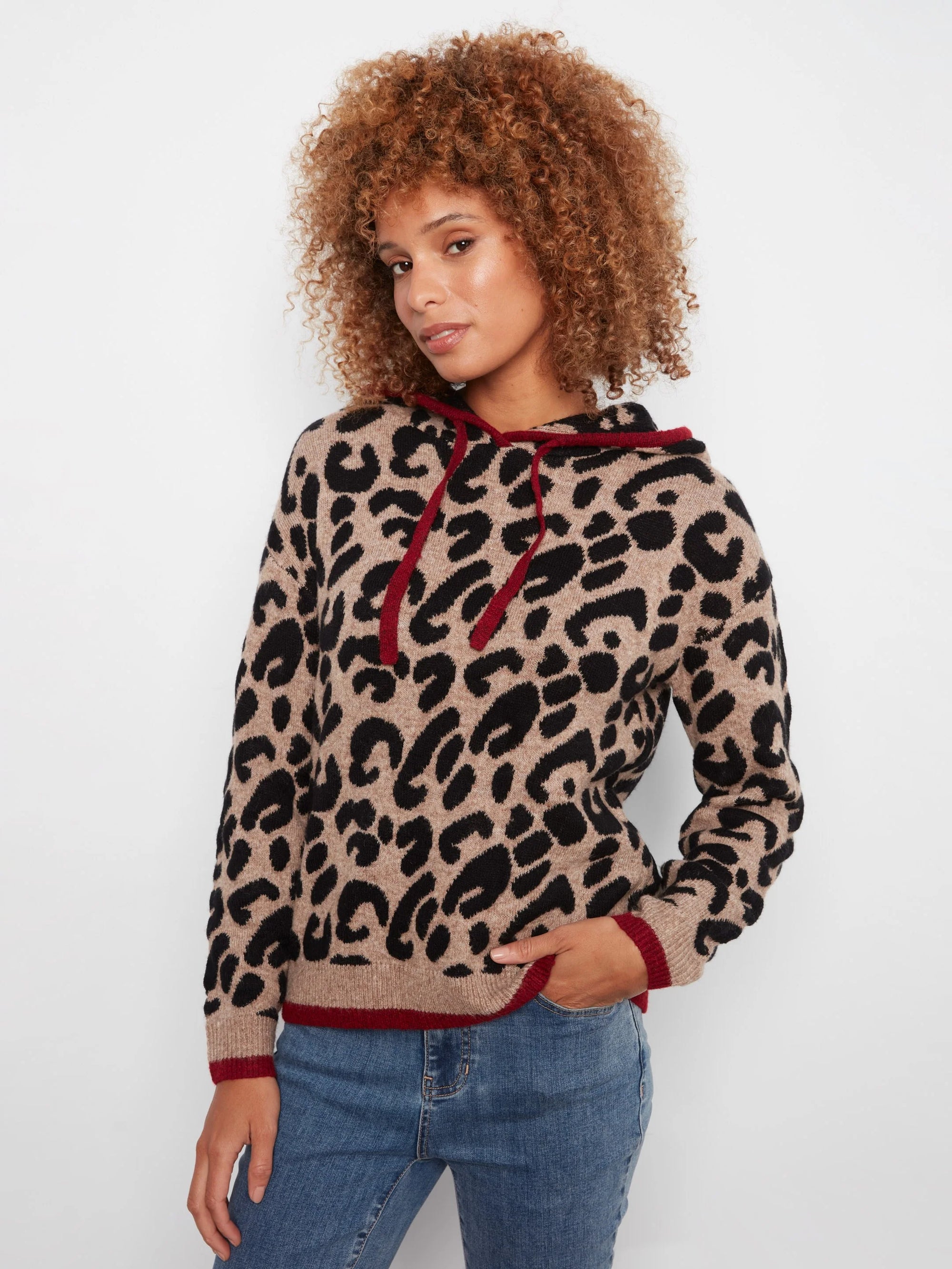 HOODIE SWEATER | LEOPARD