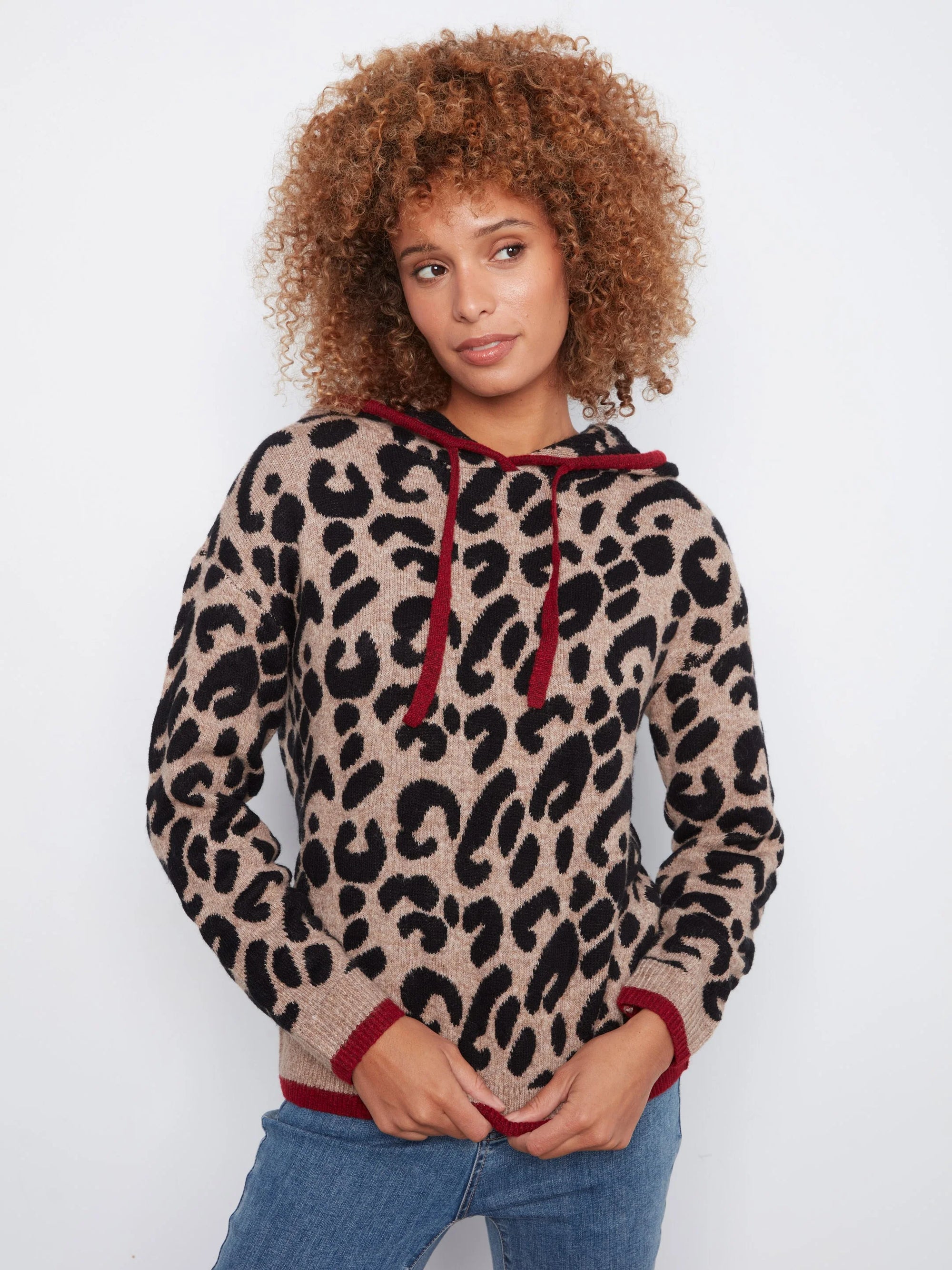 HOODIE SWEATER | LEOPARD