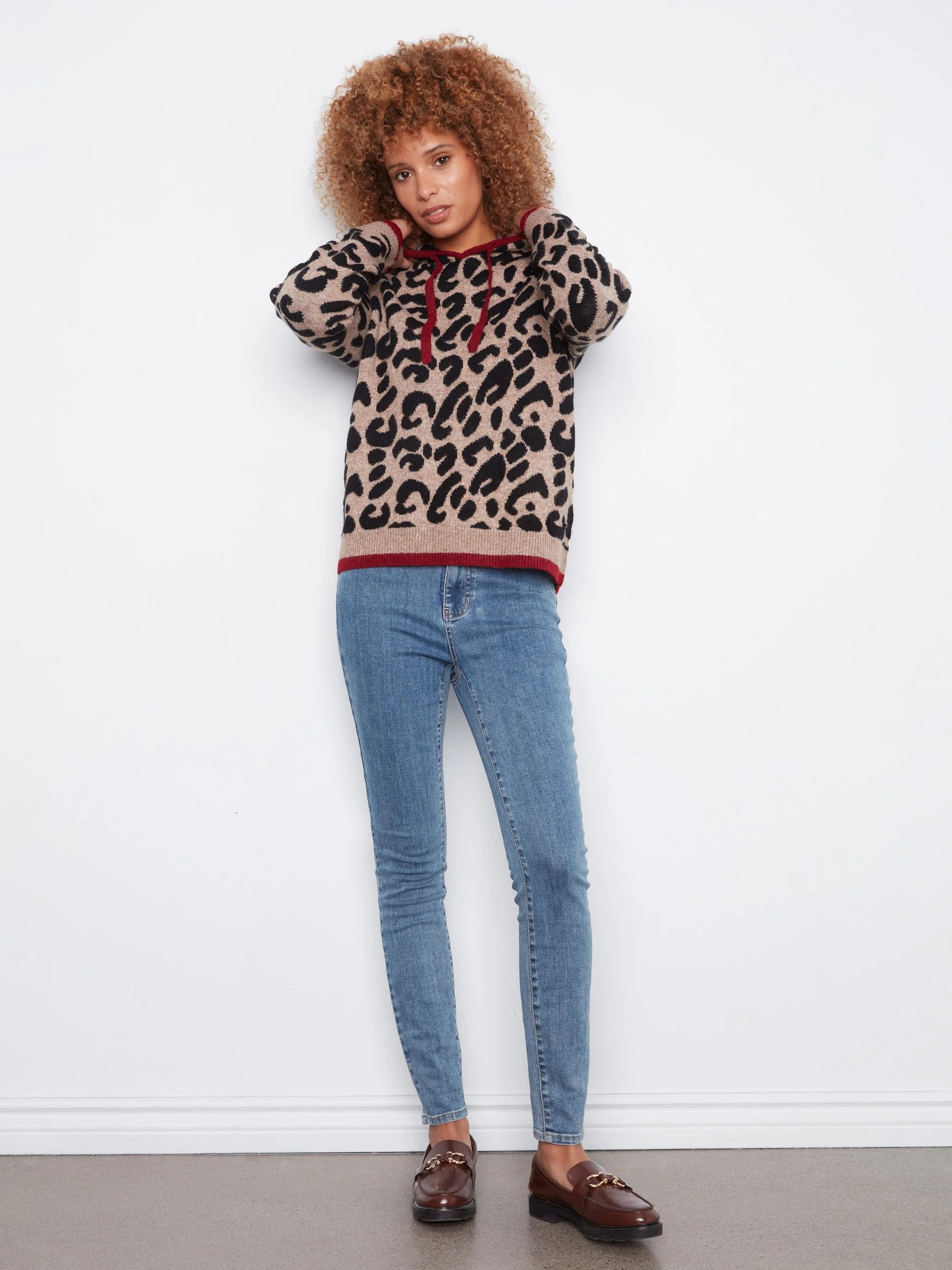 HOODIE SWEATER | LEOPARD
