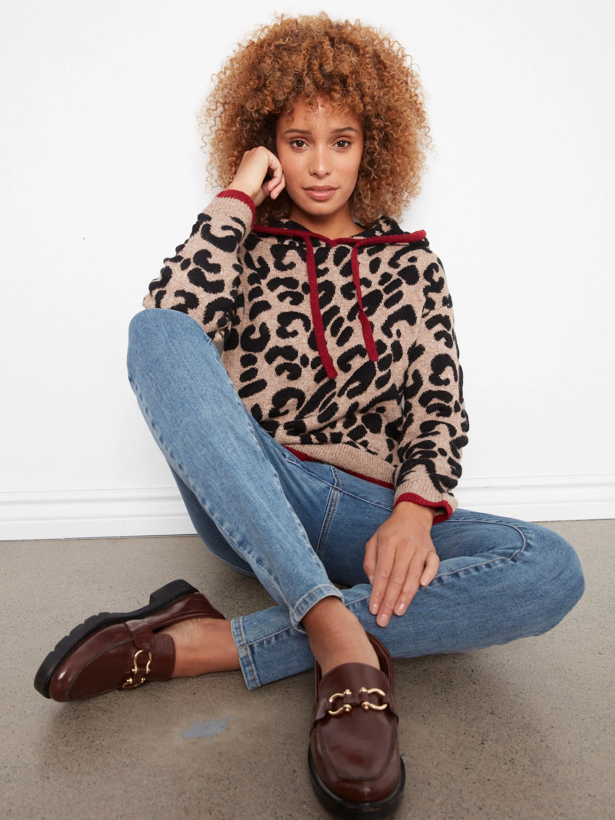 HOODIE SWEATER | LEOPARD