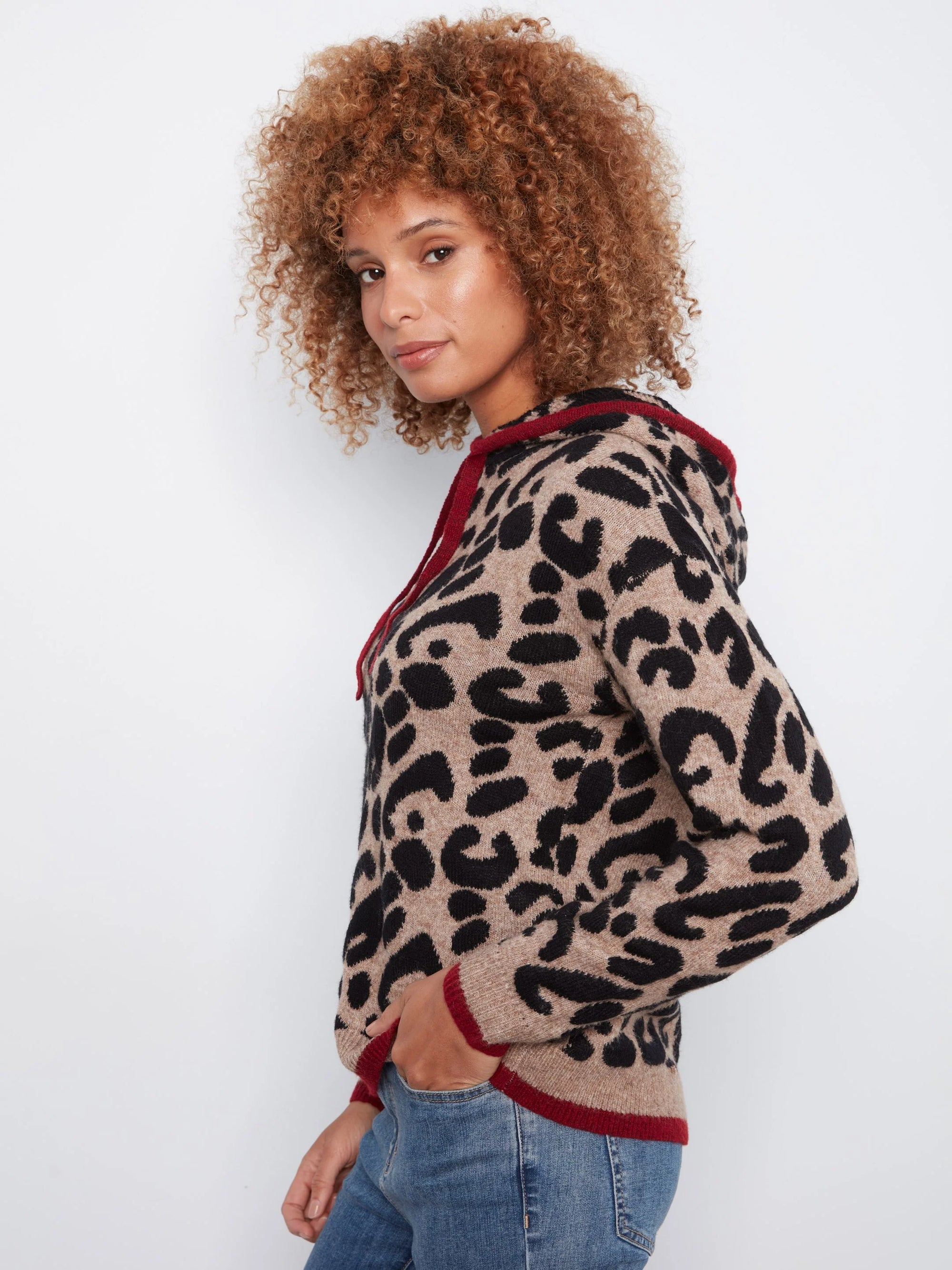 HOODIE SWEATER | LEOPARD