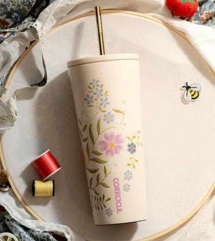 24 OZ COLD CUP | KITSCH STITCH-Home-CORKCICLE-Coriander