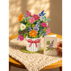 GREETING CARD | MINI ENCHANTED GARDEN-Books & Stationery-FRESH CUT PAPER-Coriander