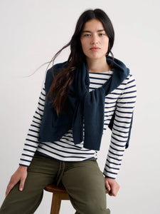 T-SHIRT | SAILOR: MARITIME CHALK-Tops-SEASALT-Coriander