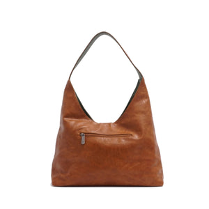 VEGAN 2N1 REVERSIBLE HOBO | CHARLENE-Bags & Wallets-S-Q-Coriander