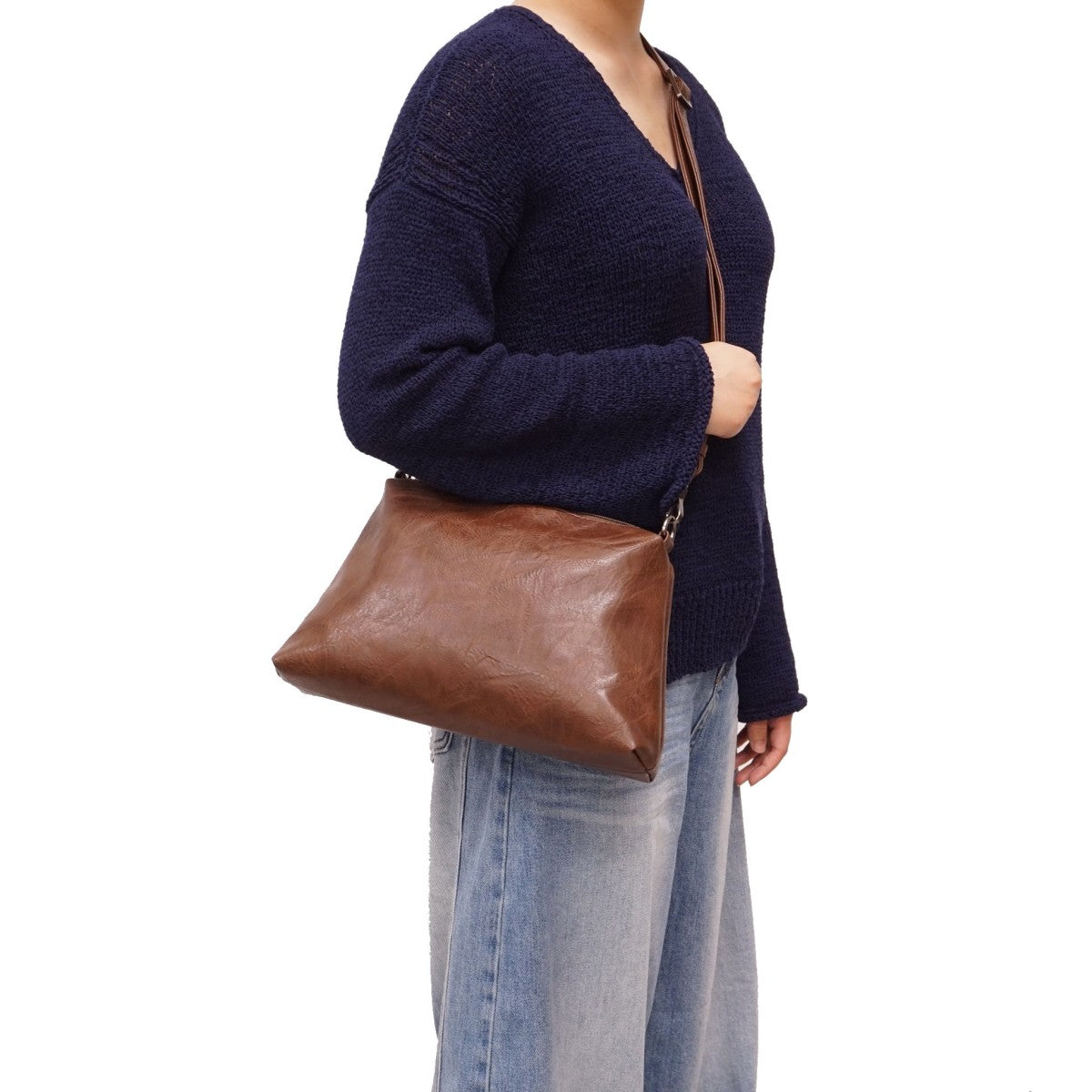 VEGAN 2N1 REVERSIBLE HOBO | CHARLENE-Bags & Wallets-S-Q-Coriander
