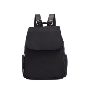 NYLON BACKPACK | LEENA-Bags & Wallets-S-Q-BLACK-Coriander