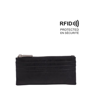 VEGAN WALLET | BRIELLA SLIM-Bags & Wallets-S-Q-BLACK-Coriander