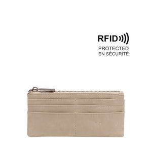 VEGAN WALLET | BRIELLA SLIM-Bags & Wallets-S-Q-CREAM-Coriander