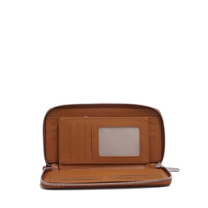 VEGAN WALLET | TREENA ZIP-AROUND-Bags & Wallets-S-Q-Coriander