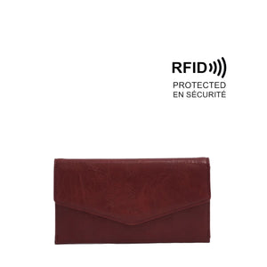 VEGAN WALLET | VANI-Bags & Wallets-S-Q-BURGUNDY-Coriander