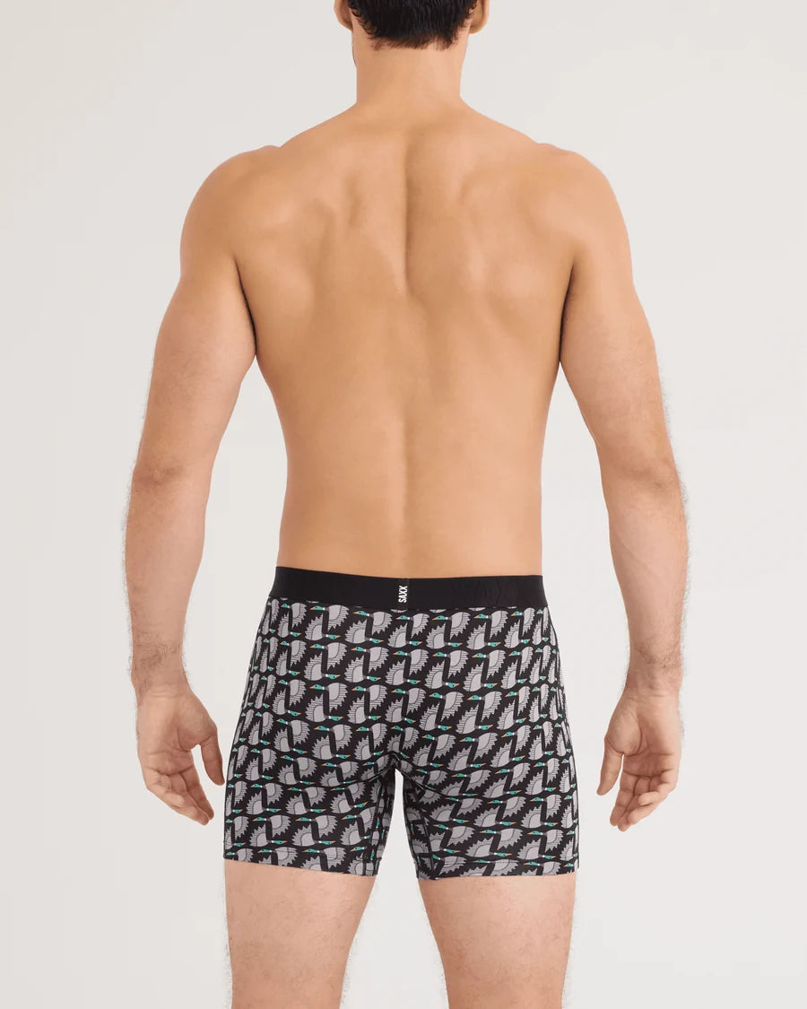 DROPTEMP BOXER BRIEF | FLIGHT PATTERN-BLACK