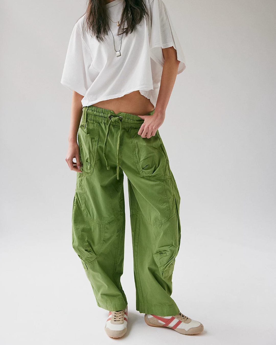 WOMEN'S PANTS | ONSET PARACHUTE-Bottoms-FREE PEOPLE-XSMALL-CALLA GREEN-Coriander