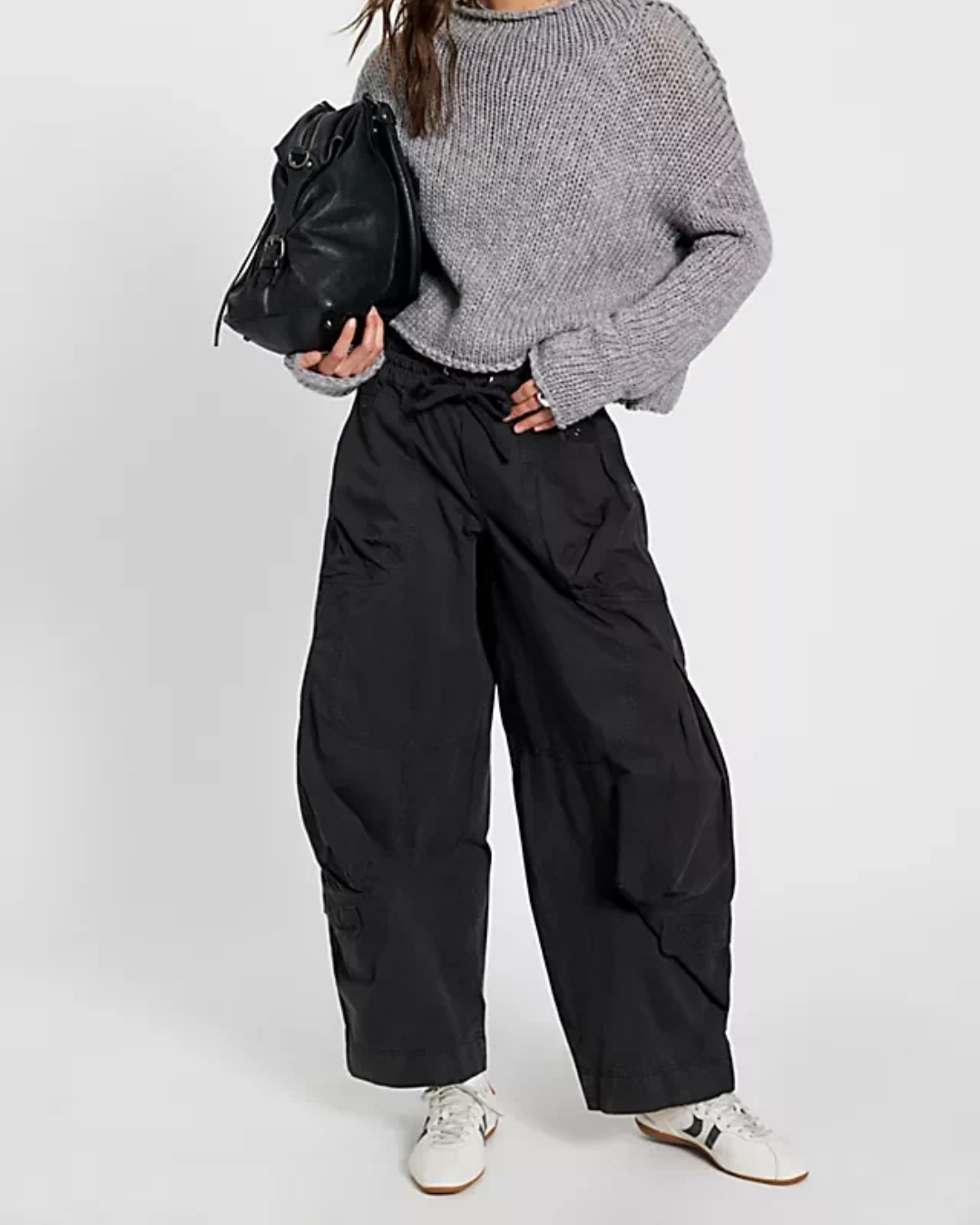 WOMEN'S PANTS | ONSET PARACHUTE-Bottoms-FREE PEOPLE-XSMALL-BLACK SAND-Coriander