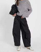 WOMEN'S PANTS | ONSET PARACHUTE-Bottoms-FREE PEOPLE-XSMALL-BLACK SAND-Coriander