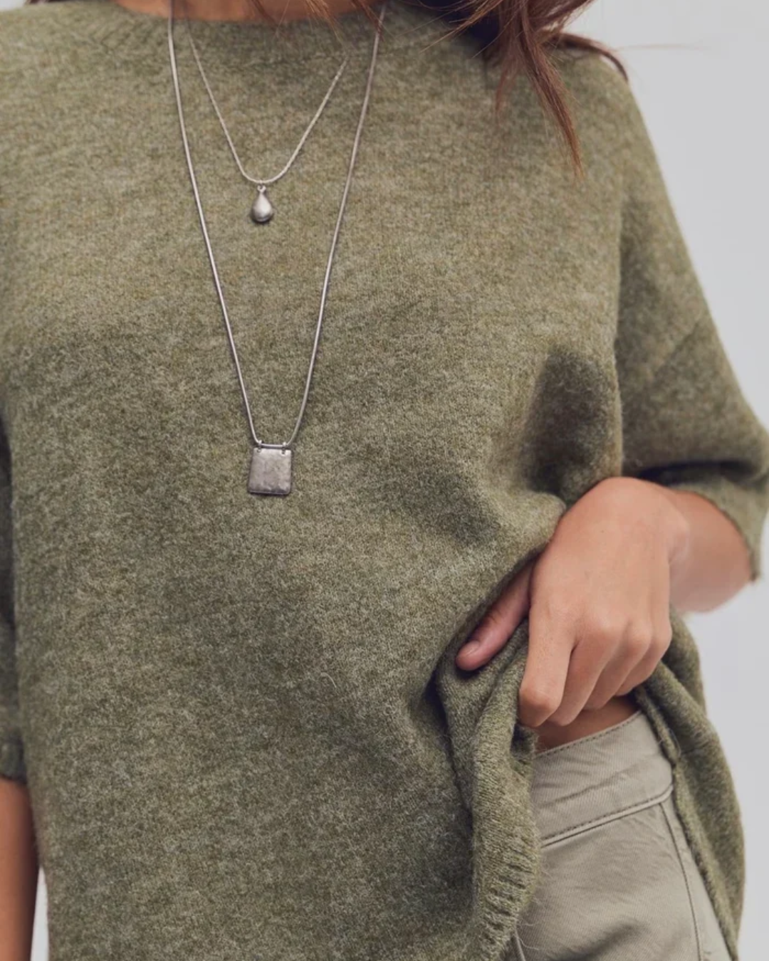 SWEATER TEE | MARGOT-Jackets & Sweaters-FREE PEOPLE-Coriander