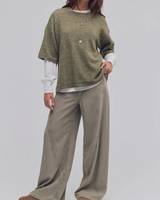 SWEATER TEE | MARGOT-Jackets & Sweaters-FREE PEOPLE-Coriander