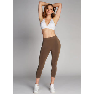 3/4 BAMBOO LEGGING-Basic-CEST MOI-ONE SIZE-Taupe-Coriander