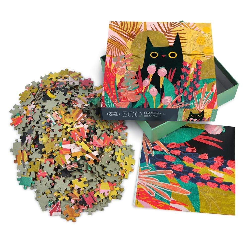 500 PC PUZZLE | BLACK CAT-Puzzle-FRED AND FRIENDS-Coriander