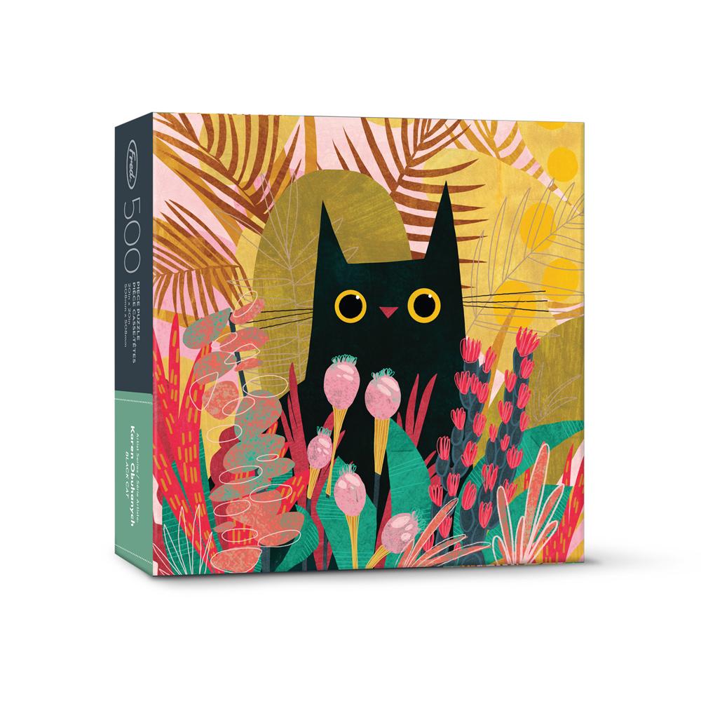 500 PC PUZZLE | BLACK CAT-Puzzle-FRED AND FRIENDS-Coriander