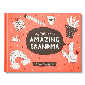 ACTIVITY BOOK | WHY YOU'RE SO AMAZING GRANDMA-Books & Stationery-COMPENDIUM-Coriander