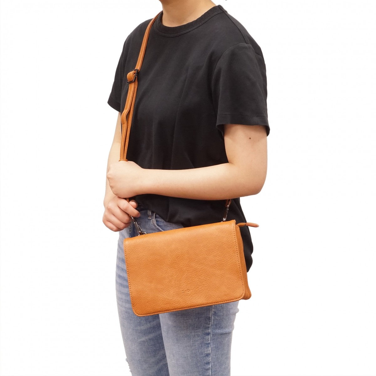 ADELE VEGAN CROSSBODY-Handbag-S-Q-Coriander